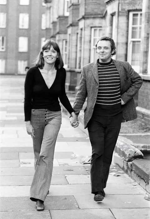 Diana Rigg and Anthony Hopkins photographed by Ron Burton on 19th September, 1972.
