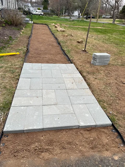 Paver walkway