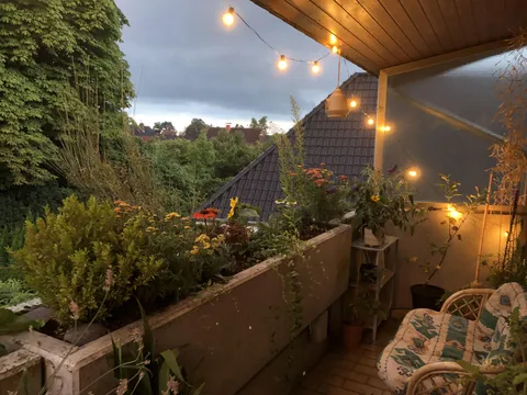 Our balcony this summer