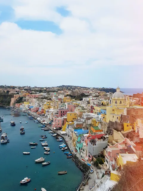 Procida, a small island off the coast of Napoli.