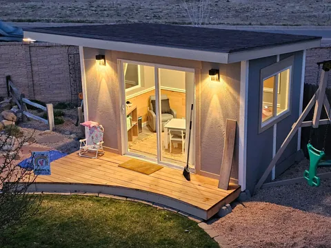 Built a playhouse for the grandkids 