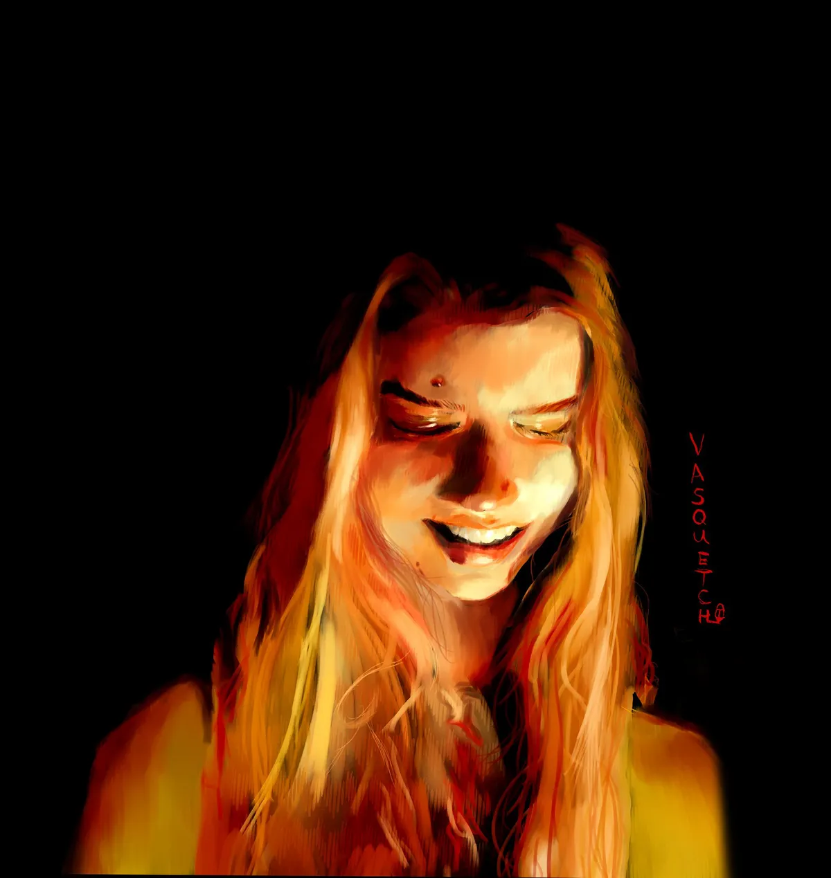 Bonfire, Vasquetch (me), Digital, 2024