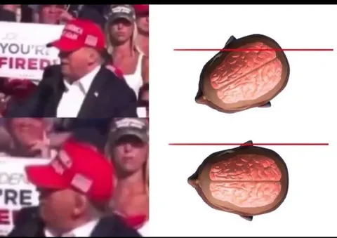 If he didn't turn to look, he'd be dead.