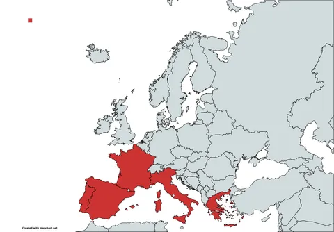 Countries that have won the UEFA European Championship in the 21st century. Mare nostrum!