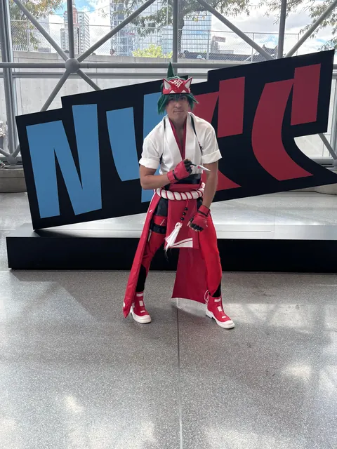 My genderbent Kiriko cosplay I debuted at NYCC yesterday