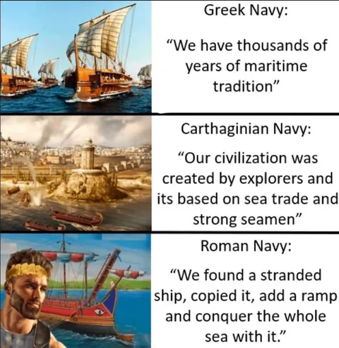 Roman navy was just built different