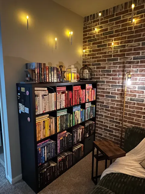 Turned our boring plain loft into a cozy reading nook for my wife’s birthday