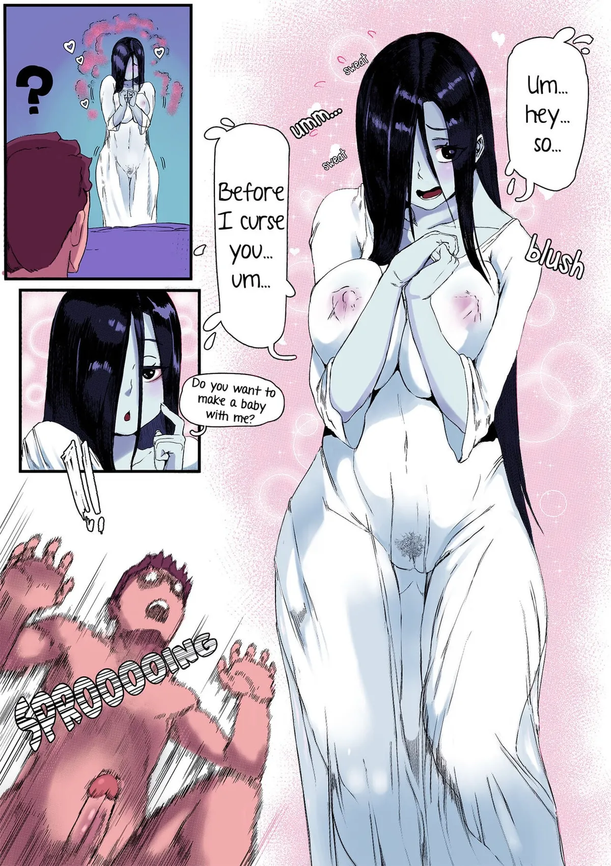 Miss Sadako wants some loving too [Artist: REDchicken] (The Ring)