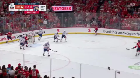 Tkachuk makes unreal play to prevent a goal, only for McDavid to score straight after. 