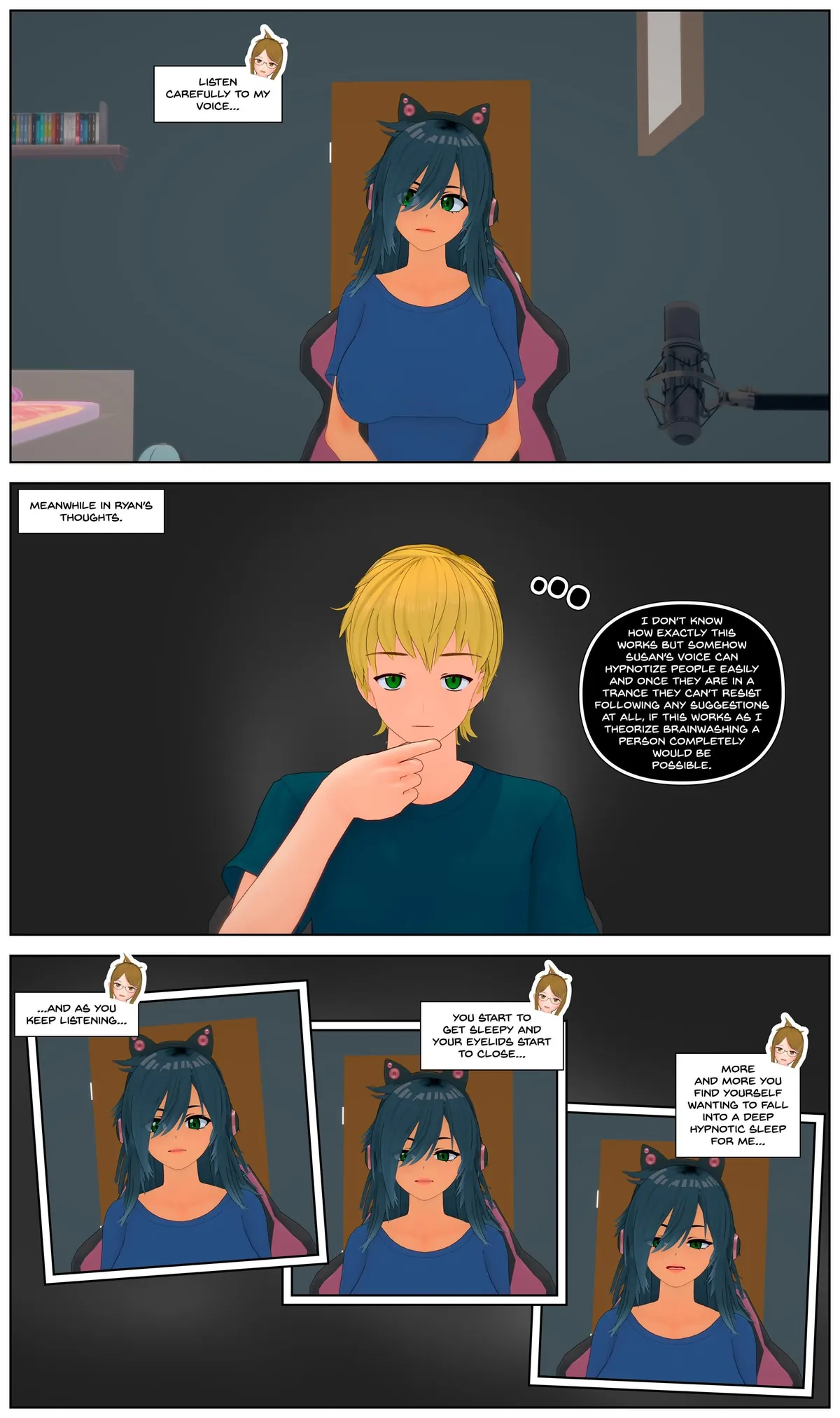 Hypnosis is the Real Deal? - Chapter 05 [Comic][OC][by RollB]