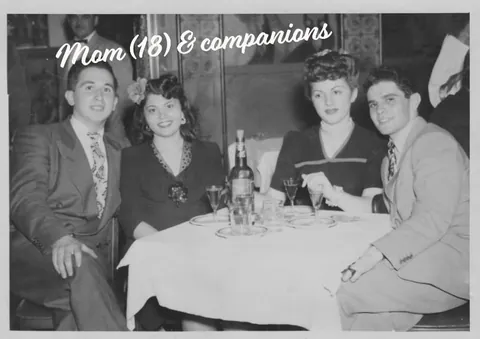 My enamored 1940s parents pre-marriage, going to war, and wedding. (Repost due to mess-up)