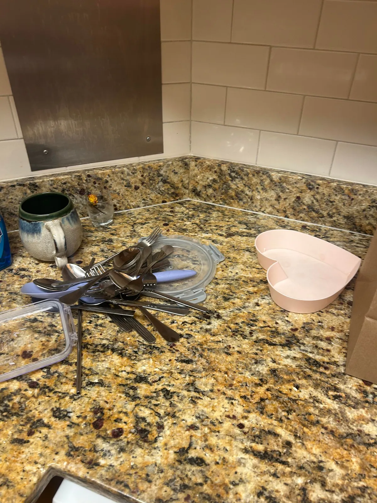 Asked my roommate to unload the dishwasher