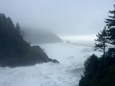 🔥Moody day on the Oregon coast