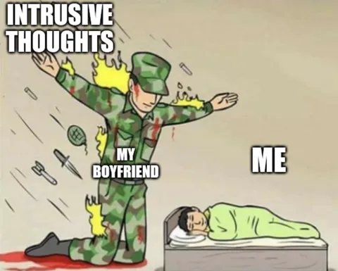 He makes me feel safe and loved.