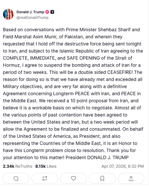 He backed down. We are not bombing Iran (for now). Happy TACO Tuesday.