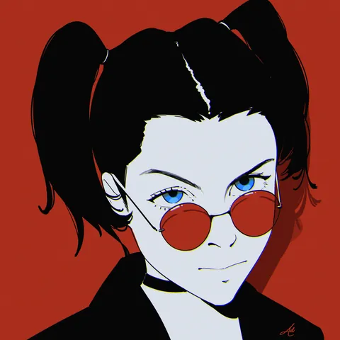 Red, adi_bhat (me), digital, 2025