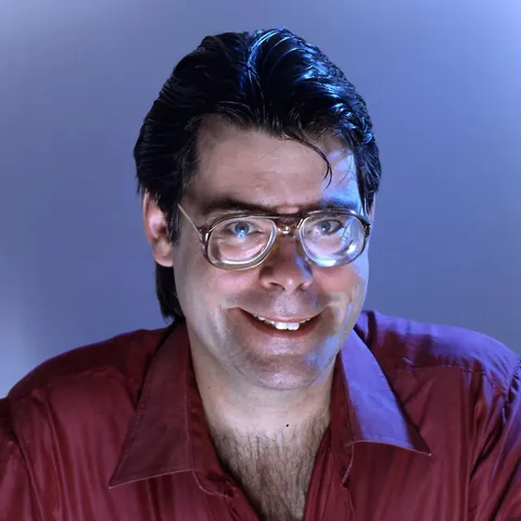 Author Stephen King in the 1980s.