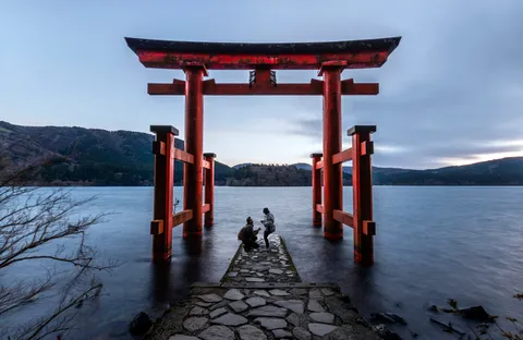 ITAP of my proposal in Hakone, Japan (sneakily using remote trigger!)