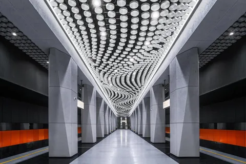 Architecture of some Moscow metro stations