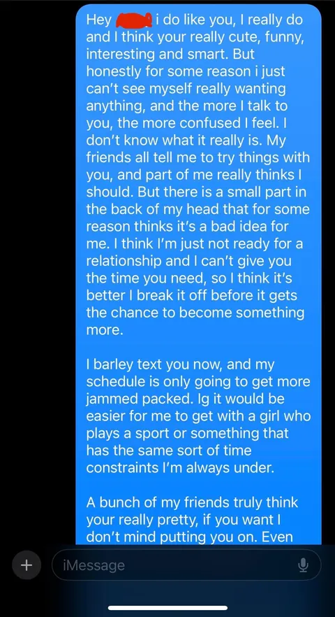 I rejected an “amazing” girl, I’m hoping I did it right?