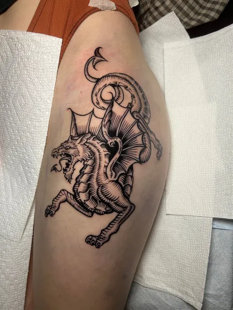 greek sphinx to match my dragon (ig: lanamation in upstate ny)