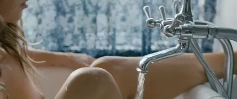 Natalie Krill in Below Her Mouth. She said in an interview once that she wasn’t acting in this scene..