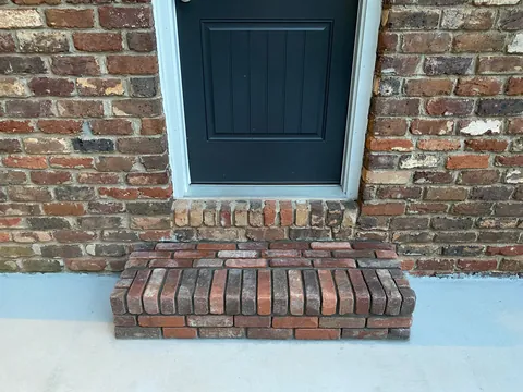 First time using brick facade