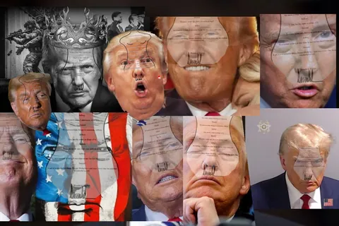 King Donald John Doe 174 Trumpstein- original art [OC]