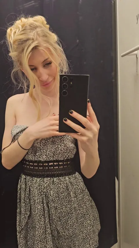 Just having fun in changing room