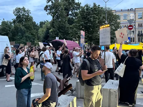 Fourth day of protests in Kyiv, Ukraine