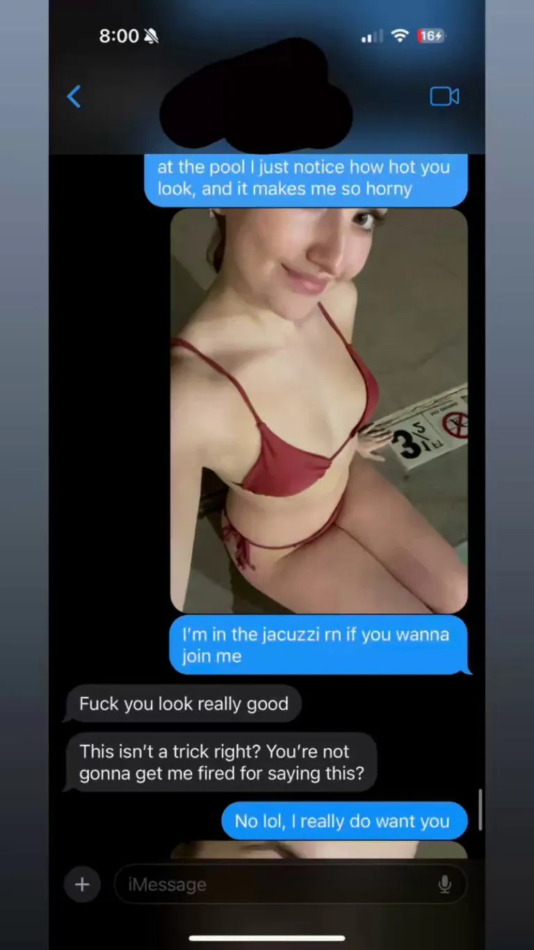 Fucking me is one of the pool boy’s job perks