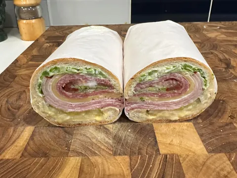 [homemade] sub sandwich