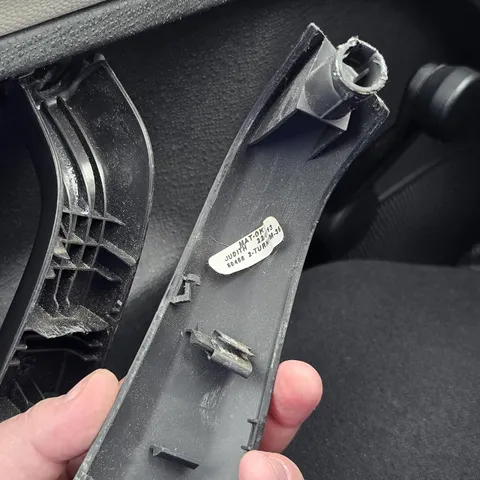 Driver's door handle broke today. Inside I found that "Judith" performed the material inspection