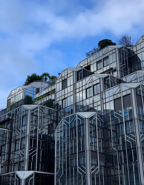 These buildings I saw while wandering in Paris a couple years ago..