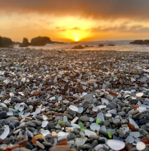 Glass Beach, California