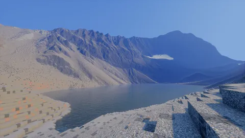 I made real mountains in Minecraft