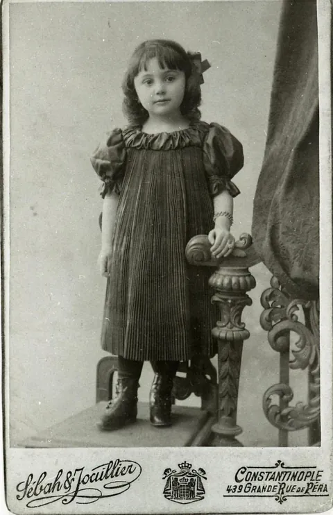 Mrs.Araxie Papazian (née Injidgjin)  as toddler ,a child and then a newly wed.