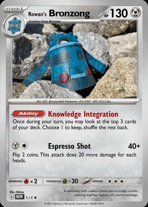 Made My Friend a Bronzong [OC]