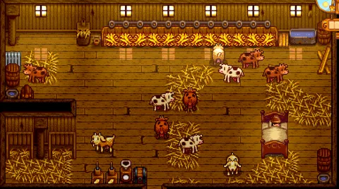 Stardew Valley's latest update allows you to sleep inside a barn