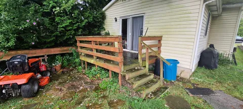 Replaced the deck that was falling apart when I bought the house, and decided to go bigger