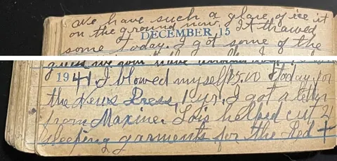 Excerpts from my great-great-grandmother's diary 1937-1941