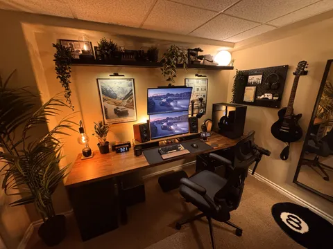 Finally finished (for now lol.) Lighting still carries my setup :)
