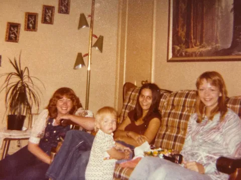 My grandmother, Karen in 1972, 73, and 74