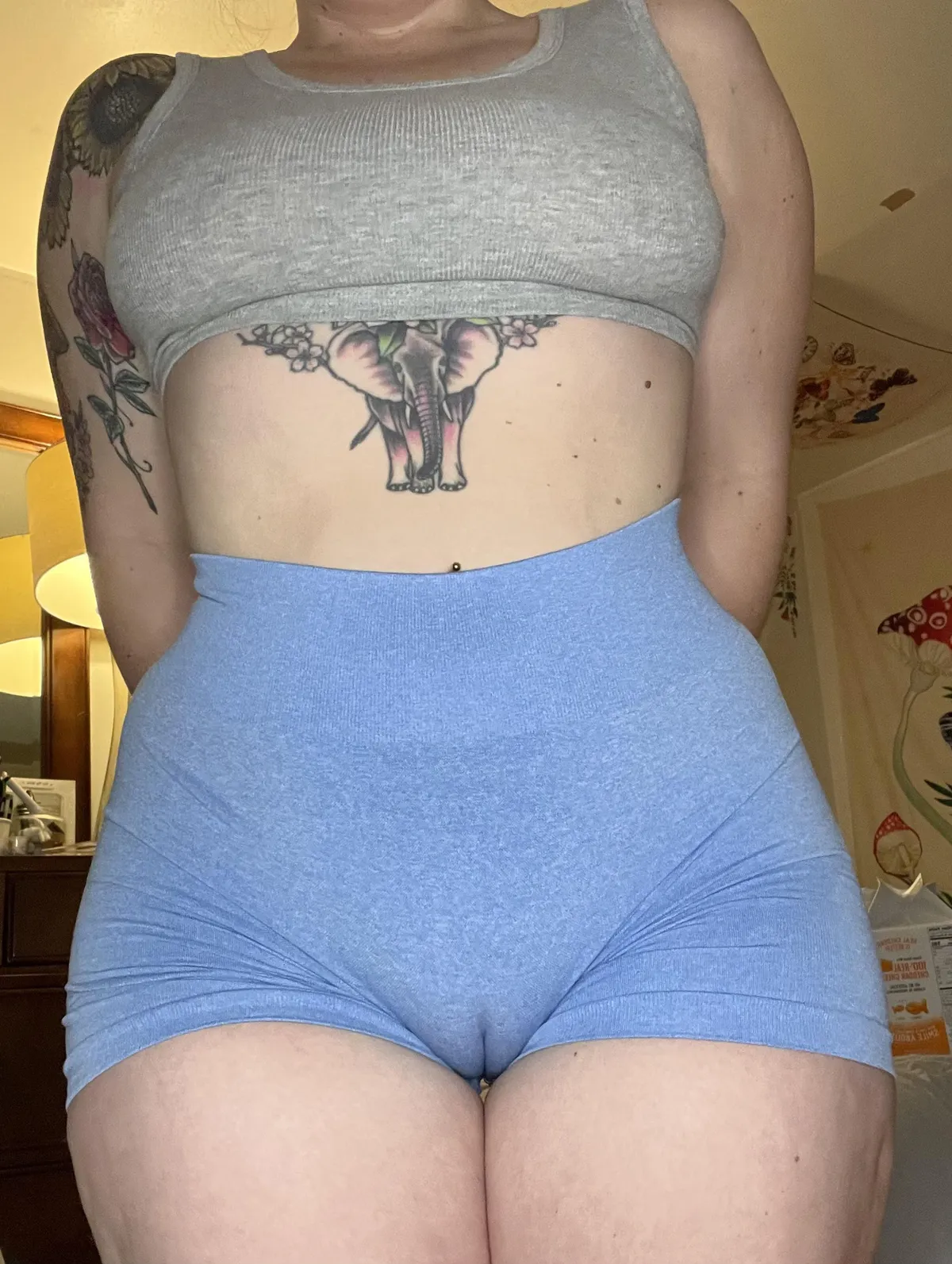 soooo that’s why people were staring at the gym!