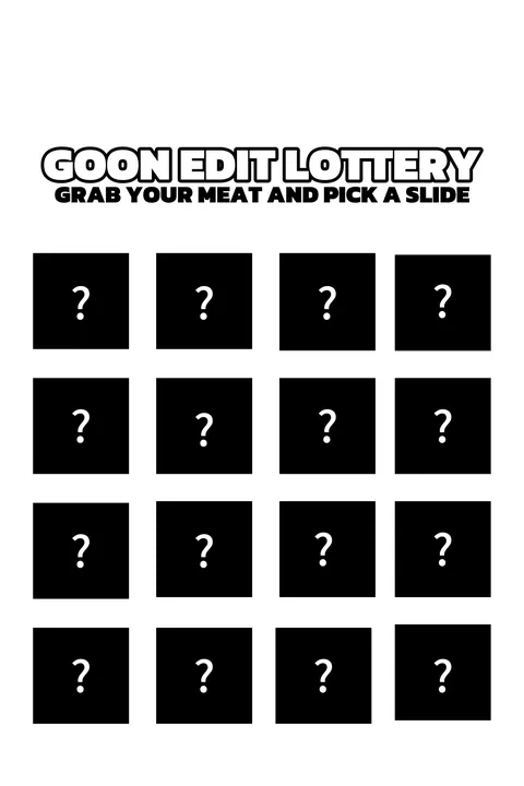 GOONER GAMES: which one did you get? Which one did you want?