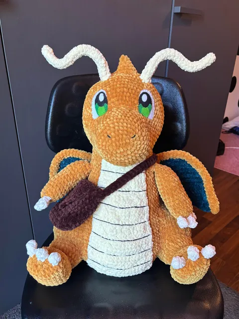 [OC] Crochet Dragonite