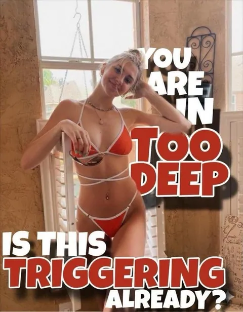 So horny i can hardly resist touching myself ~