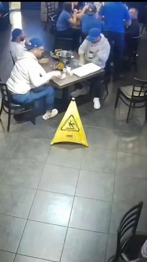 Girl accidentally drops drink on herself