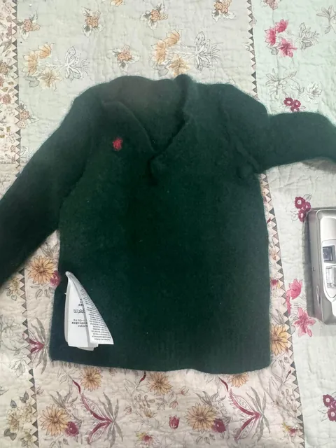 indian grandmother throws $800 PRL cashmere sweater in dryer