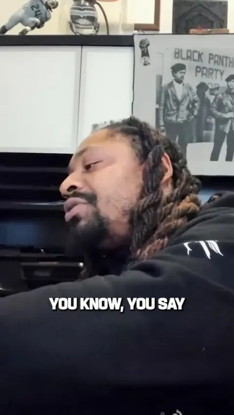 [Highlight] Marshawn Lynch asks Ashton Jeanty about being raised by military father